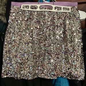 J. Crew Sequin Skirt